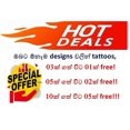 thumbnail image 3 of 2025 Latest Model Waterproof Temporary Fly Tattoo Stickers Body Art Hand Foot for Girl Wom, 3 of 5