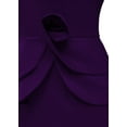 thumbnail image 5 of Bodycon Long Sleeve Dresses for Women Formal Off Shoulder Sexy Split Party Mermaid Dress with Zippe, 5 of 7
