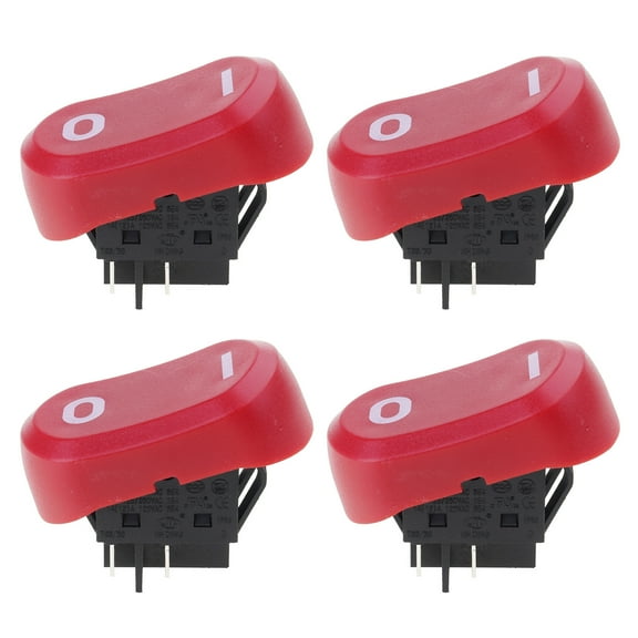 4Pcs Replacement Part Power Switches for Vacuum Cleaners Easy Installation Waterproof Power Switches Button Accessories