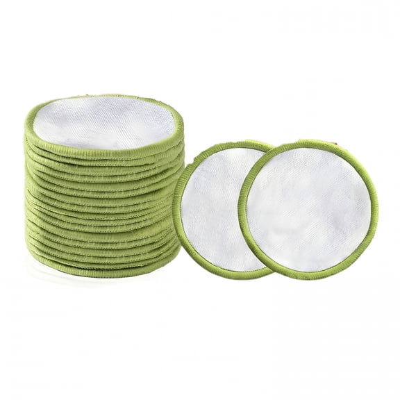 RAGUPEL Reusable Makeup Remover Pads (20 Pack) With a Washable Laundry Bag And Round Box for Storage | Reusable Bamboo Cotton Rounds For All Skin Types | Eco-friendly Reusable Bamboo Cotton Pads
