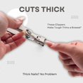 thumbnail image 4 of ExquisiteSherum Nail Clipper, Satismoon Nail Clipper, Cumuul Nail Clipper, Comfort Clip Nail Clipper, Portable Ultra Sharp Nail Clippers, Ultra Sharp, 4 of 5