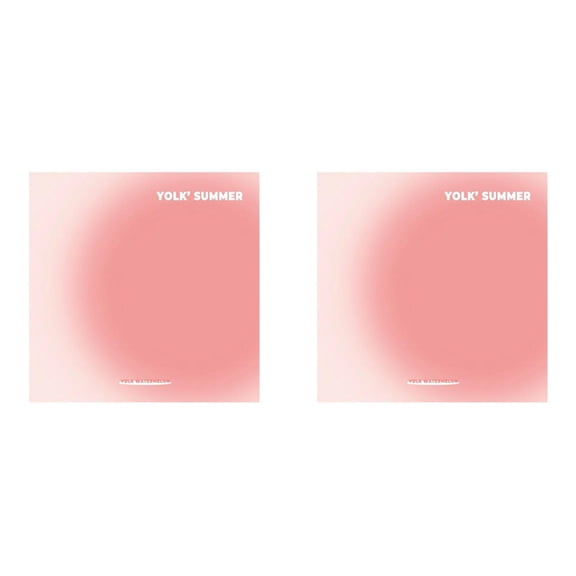 Gradient Color Sticky Notes, 8x8cm Adhesive Memo Pads for Journaling Office, 2-Pack A