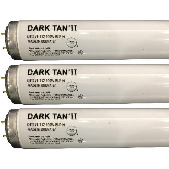Wolff System Wolff Dark Tan II F71 T12 100W Tanning Bed Bulbs (16 Pack)