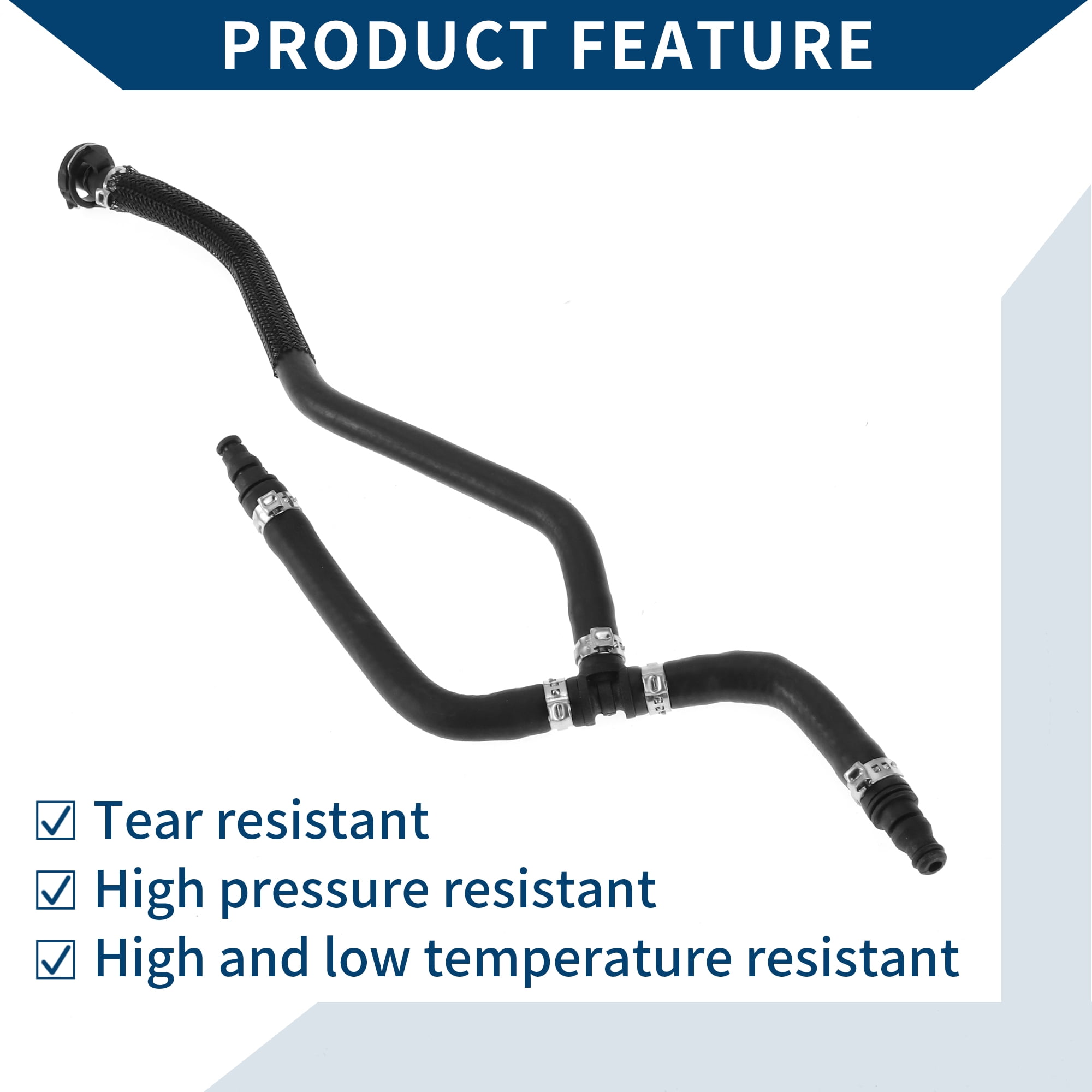 Unique Bargains Radiator Hose for Mercedes-Benz C-Class C180 2013-2024 Engine Vent Pipe