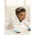 thumbnail image 4 of Gerber Baby and Toddler Neutral Microfleece Blanket Sleeper Pajamas, 3-Pack, Sizes 0/3M-5T, 4 of 12