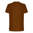 thumbnail image 5 of USNSM Men's Graphic Tee Crew Neck Short Sleeve Striped T Shirt Loose Breathable Comfortable Summer Casual Tops Brown XXXL, 5 of 5