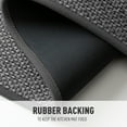 thumbnail image 4 of VUNATE Kitchen Mat Washable Kitchen Rugs and Mats Non Skid Absorbent Runner Rugs for Kitchen Front of Sink Kitchen Floor Mats 16"x47" Dark Gray Kitchen Mats or Rugs, 4 of 6