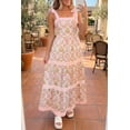 thumbnail image 2 of ZhiHiMeRi Floral Tie Strap Dress for Women – Easter Gift Maxi Dress XL, 2 of 3