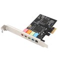 thumbnail image 2 of Tarjeta de sonido, Pcie Tarjeta de sonido de 5.1 canales Tarjeta de sonido de canal Fiabilidad excepcional, 2 of 8