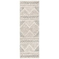 thumbnail image 2 of SAFAVIEH Micro-Loop Mackenzie Southwestern Wool Runner Rug, Ivory/Light Brown, 2'3" x 7', 2 of 9