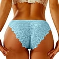 thumbnail image 4 of Nrmvnmi Summer Saving Womens Underwear Sexy Lace High Cut Panties Comfort Bikini Panty Stretch Underpants Breathable Ladies Briefs For Moms Gifts, 4 of 5