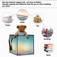 thumbnail image 5 of Home Organizer Foldable Fabric Storage Bin With Handle Abstract Blurred Background, 5 of 7