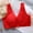 Red, variant on New Vest Style Medium Thick On Cup Four Buttoned Steel Ring Gathered Adjustment Bra Pack of Sports Bras Womens Bra 36c Womens Sports Bras Full Support Sports Bra Womens plus Size Bras Sports Bra Light