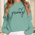 thumbnail image 1 of Grammy Crewneck Sweatshirt for Women 2026 Trendy Casual Grandma Graphic Sweatshirts Womens Pullover Top, 1 of 3