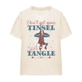thumbnail image 1 of Spider-Man T-Shirt Rétro de Noël pour Femmes "don't Get Your Tinsel In A Tangle", 1 of 6