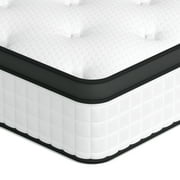 Queen Size Mattress, 10 inch Hybrid Memory Foam Mattress in a Box, Skin Friendly, Pressure Relief
