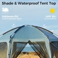 thumbnail image 4 of Screen Tent  Camping For 6-8 Person 12' X Portable House Room With Detachable Sunshade Garden & Backyard, 4 of 6
