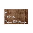 thumbnail image 5 of Tapete SHAGGY 1.50m x 2.25m chocolate 6.49 pulg Elly Decor TPTE01GY-SGY7x5FT, 5 of 5