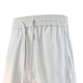 thumbnail image 5 of Qgtaibl Mens Baggy Pants Drawstring Elastic Waist Wide Leg Pant Streetwear Trendy Cargo Pockets Outdoor Hiking Pant White XXXL, 5 of 6