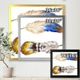 thumbnail image 4 of Designart 'Colourful Boho Art Feather Set III' Bohemian & Eclectic Framed Art Print, 4 of 4