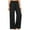 Black, variant on Daznico Womens Pants,Women's Casual Pants High Waisted A Line Wide Leg Pants for Daily Wear Yoga Comfortable Stretchy Soft Breathable Trousers,Womens Trousers,Size:S