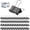 Black, variant on Medium Binder Clips 1.25 Inch (48 Pack) with Container,Binder Clips Medium Size, Big Paper Clips Clamps, Clips for Paperwork, for Office and Home Supplies School, Black