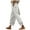 White, variant on Summer Pants for Women Fashion Elastic Waist Pant With Pocket Loose Harem Pants Printed Crop Tan Work Suit Fashion Sweatpants Women Soft Yoga for Tall Short Dark Wind White S