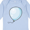 thumbnail image 4 of Inktastic Blue Balloon Boys or Girls Long Sleeve Baby Bodysuit, 4 of 5