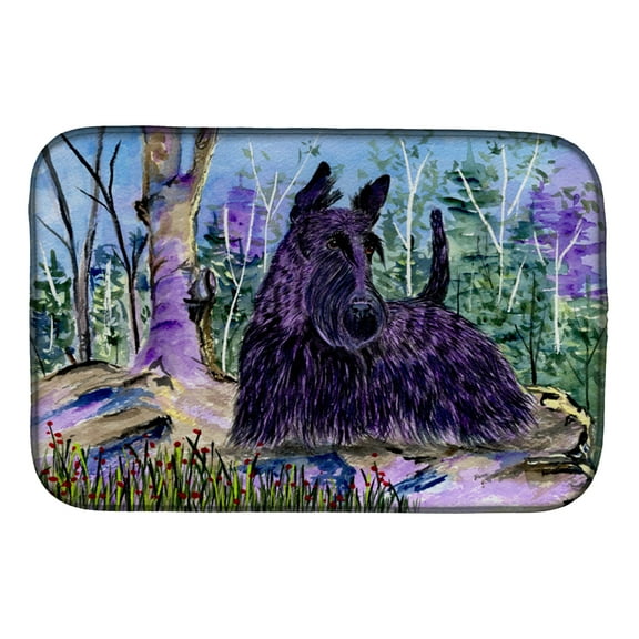 Scottish Terrier Dish Drying Mat
