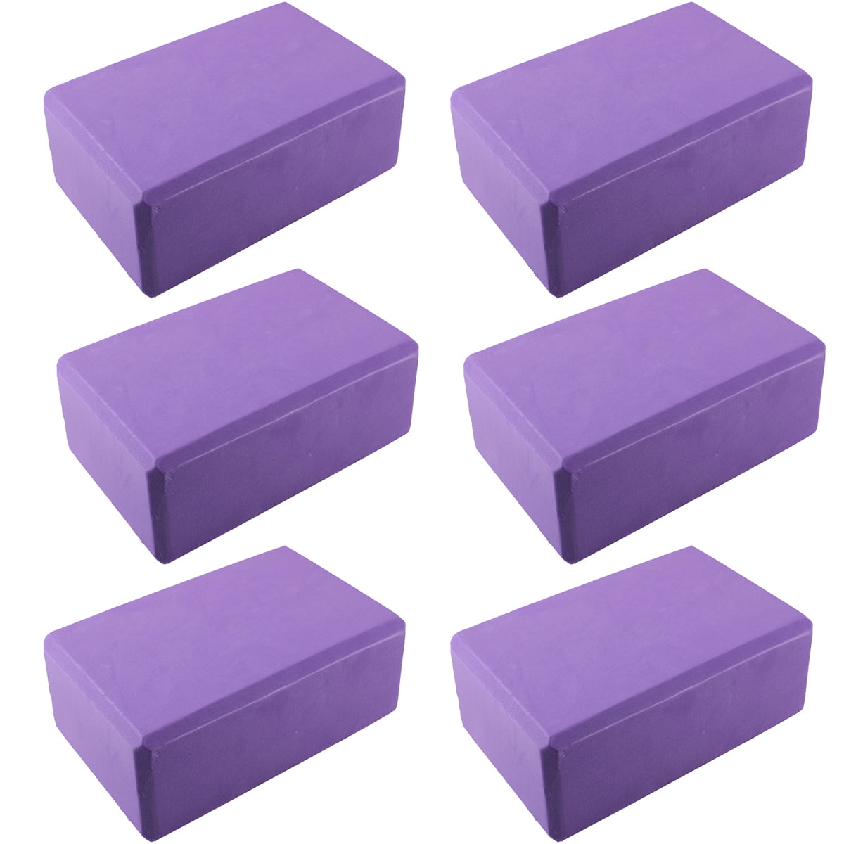 GOGO 24 Pack Yoga Blocks High Density EVA Foam Non-Slip Surface 4 x 6 x 9 Inch 
