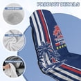 thumbnail image 6 of KUIFORTI 1776-2026 Palm Tree Car Seat Cover Protector Front Seats Sweatproof Beach Towel with Storage Bag Comfortable Washable for Trucks, SUVs, Sedans Auto Accessories 60 x 33 Inch, 6 of 7