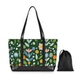 thumbnail image 7 of FORMRS Canvas Laptop Tote Bag for Women with 15.6" Computer Compartments Shoulder Handbag, Flourish Flowers Pattern, 7 of 7