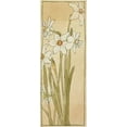 thumbnail image 2 of Overbeck, Hannah Borger 12x24 White Modern Wood Framed Museum Art Print Titled - Poets Narcissus, 2 of 4