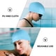 thumbnail image 2 of KAKOWELY gorros de natación grandes para adultos, unisex, 2 of 5