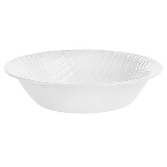 Corelle Linen Weave Embossed 18 oz Glass Cereal/Soup Bowl, Corelle® 19.5oz bowl