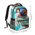 thumbnail image 2 of Easygdp Stylish Sunglasses Iguana Mochila Ergonómica Versátil para Laptop - Múltiples Bolsillos, Correas Ajustables, Unisex para Escuela, Viajes y Actividades al Aire Libre-One Size, 2 of 5