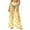#0143-Yellow, variant on Pincandy Women See Through Sheer Mesh Pants Beach Swimsuit Bikini Bottom Cover up Party Club Elastic High Waist Wide Leg Pants