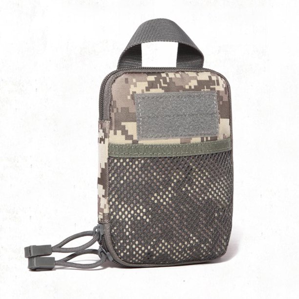 Cinturón de nailon Riñonera Ligero EDC Gear Bolsa de caza para exteriores (ACU Camo) Likrtyny Para estrenar