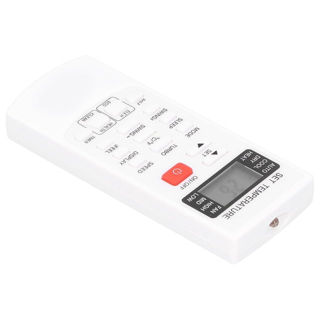 Control Remoto, Necesita 2 Pilas AAA Resistente Al Desgaste Buena Sensación En La Mano Control Remoto De Aire Acondicionado 2.3 Oz Admite Más De 100000 Clics Para Aire