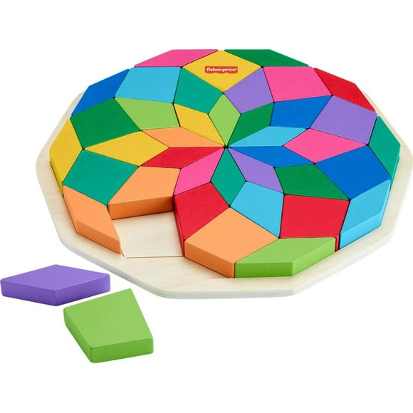 Fisher-Price – Puzzle Mandala en Bois Âges 3+