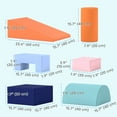 thumbnail image 3 of Qaba 6 Piece Soft Play Equipment for Kids 6-72 Months, Orange and Blue, 3 of 10