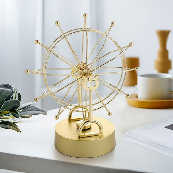 TIMIFIS Desktop Rack Personalized Snowman Family Ferris Wheel Decoration with Led Lights for Christmas Party Vintage Christmas Home Decor Gift Christmas Ferris Wheel Decoration Home Decor