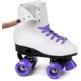 thumbnail image 5 of Cal 7 Soft Boot Roller Skate, Retro Fashion High Top Design in Faux Leather for Indoor & Outdoor (Pink, Youth 6 / Men's 6 / Women's 7)), 5 of 7