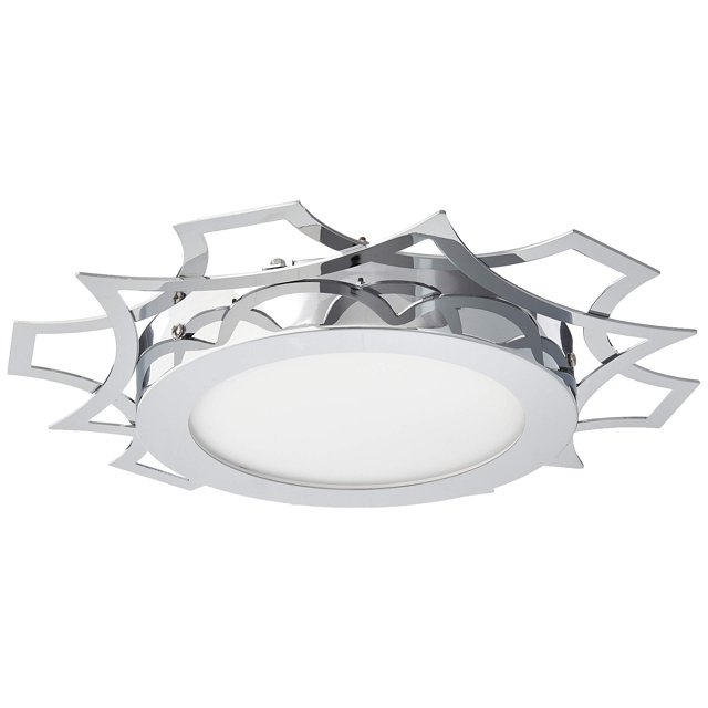 DESIGNERS FOUNTAIN LED1279-CH Edge Lit Flushmount, Chrome