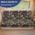 thumbnail image 2 of Qpednta Floral Mushroom RV Couch Covers for Jackknife Sofa Bed RV Jackknife Sofa Cover 2-Piece Set, Super Stretch, Furniture Protector for Camper Sleeper Sofa Bed, RV Accessories, 2 of 7