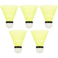 thumbnail image 3 of Li-Ning Championship Nylon Badminton Shuttlecock , Pack Of 6 | Yellow , Engineering Grade Nylon For Extreme Durability, 3 of 3