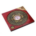thumbnail image 6 of Professional Metal Feng Shui Bagua Luo Pan, Chinese Compass with PU Leather Storage - 11x11cm, 6 of 6