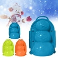 thumbnail image 2 of Snowman Snow Mold, 9 Inch Durable Winter Snow Form Maker, Quick Snowman Building Tool, Outdoor Winter Snow Play Play Sets for All Ages, Green 1 Pack, 2 of 4