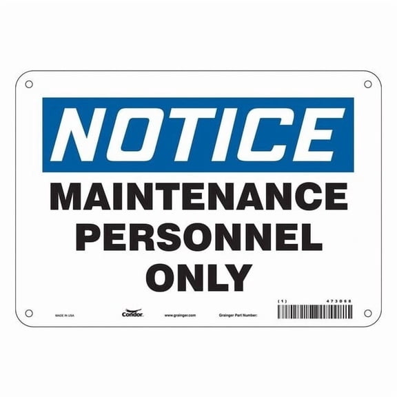 Condor Safety Sign,7 in x 10 in,Aluminum 473D68