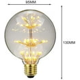 thumbnail image 4 of LINLIN LED Edison Bulb, LED Decorative Firework Light Bulb LED Filament Bulb Decorative Light Bulb Globe E27 AC85-265V 2300K, 4 of 5